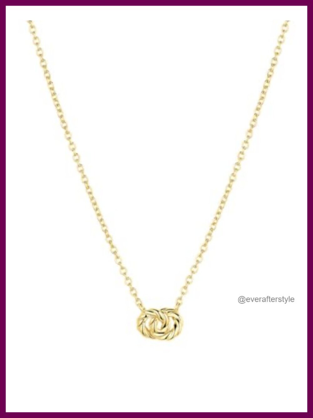 18k Gold Plated Adjustable Interlocking Circle Necklace Brass